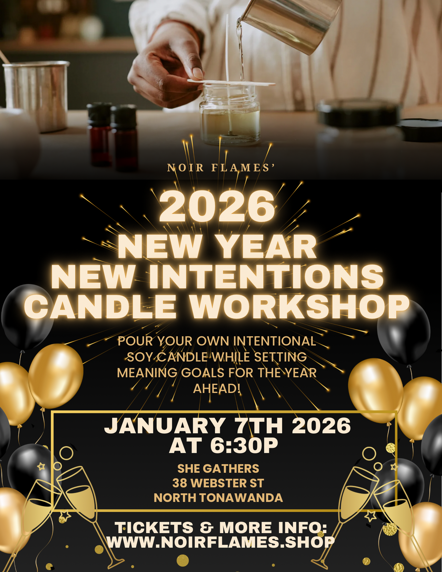 New Year, New Intentions Candle Workshop