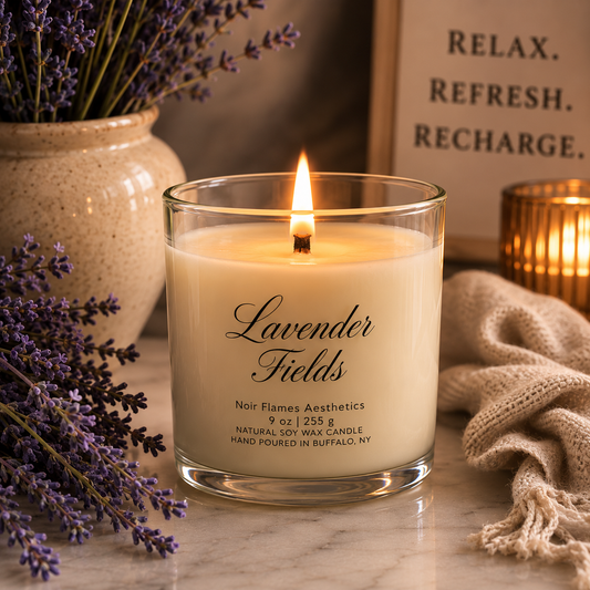 Lavender Fields Soy Candle
