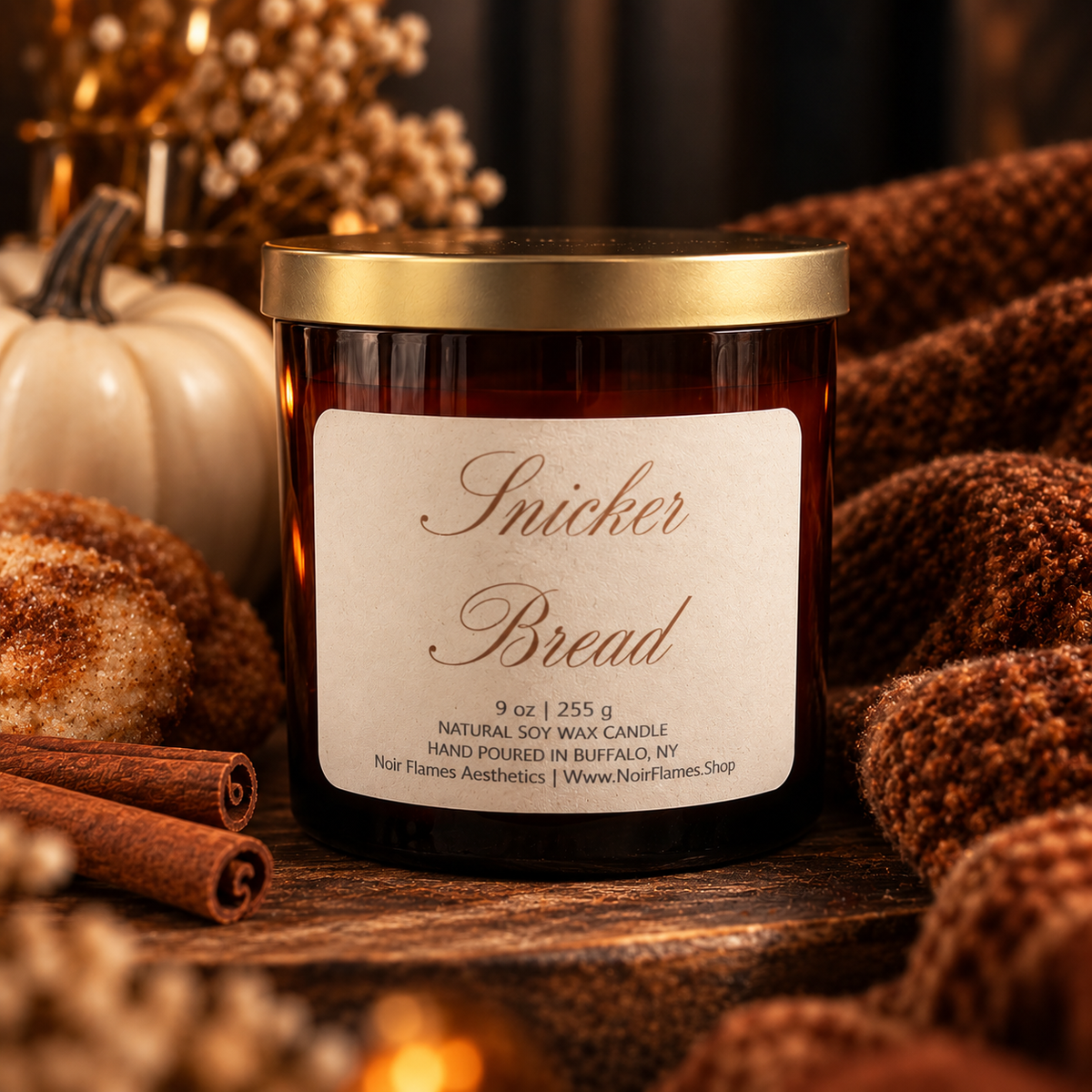 Snicker Bread Soy Candle